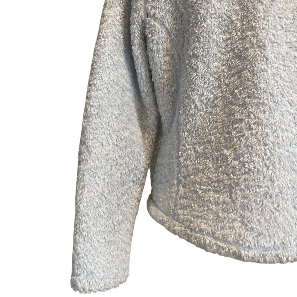 L.L.Bean Vintage Light Blue Fleece Jacket Women’s Size L Regular - Picture 9 of 16